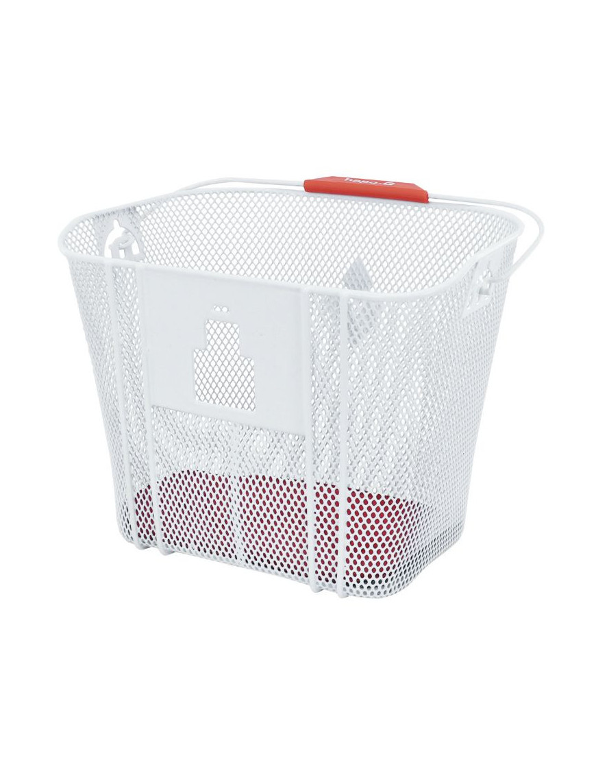 PANIER AVANT ACIER NID ABEILLE HAPO-G BLANC ( cm)  -VENDU AVEC FIXATION DMTS VAE - E-BIKE