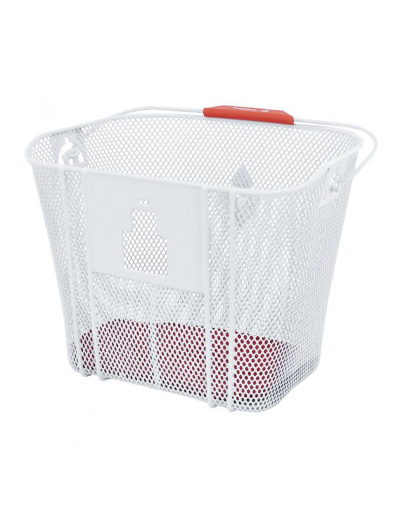 PANIER AVANT ACIER NID ABEILLE HAPO-G BLANC ( cm)  -VENDU AVEC FIXATION DMTS VAE - E-BIKE