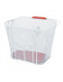 PANIER AVANT ACIER NID ABEILLE HAPO-G BLANC ( cm)  -VENDU AVEC FIXATION DMTS VAE - E-BIKE