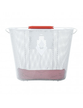 PANIER AVANT ACIER NID ABEILLE HAPO-G BLANC ( cm)  -VENDU AVEC FIXATION DMTS VAE - E-BIKE