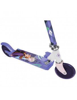 TROTTINETTE DISNEY 2 ROUES FROZEN  ACIER PLIABLE ET REGLABLE AVEC FREIN ROUE ARRIERE