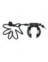 ANTIVOL VELO FER A CHEVAL AXA SOLID NOIR AVEC CABLE PLUG DIAM 10mm 1.50M  - SECURITE NIVEAU 11-15