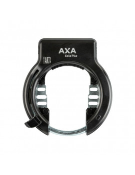 ANTIVOL VELO FER A CHEVAL AXA SOLID NOIR AVEC CABLE PLUG DIAM 10mm 1.50M  - SECURITE NIVEAU 11-15