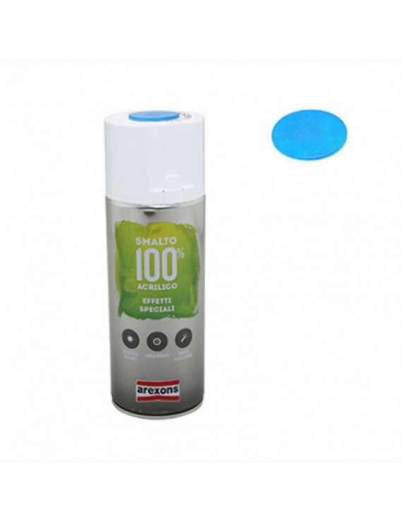 BOMBE DE PEINTURE AREXONS ACRYLIQUE 100 FLUO BLEU AEROSOL 400 ml (3693)