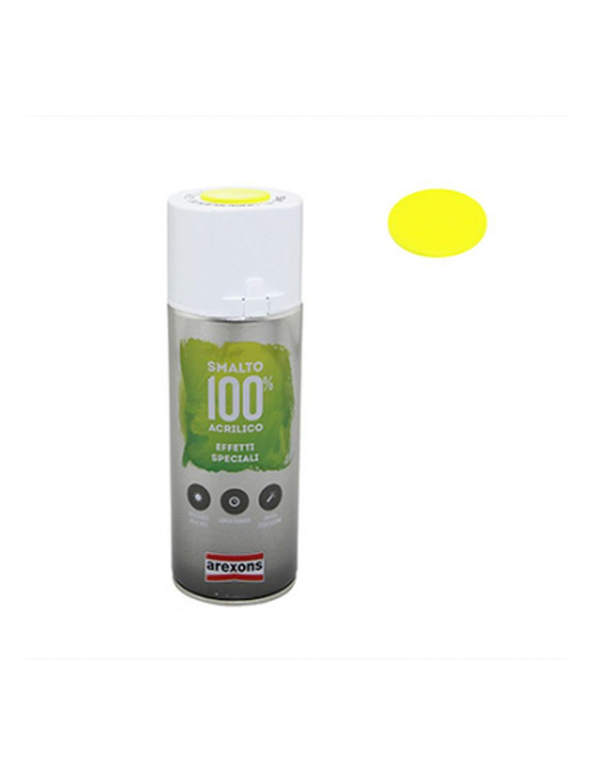 Bombe de peinture arexons acrylique 100 fluo jaune spray 400 ml (...
