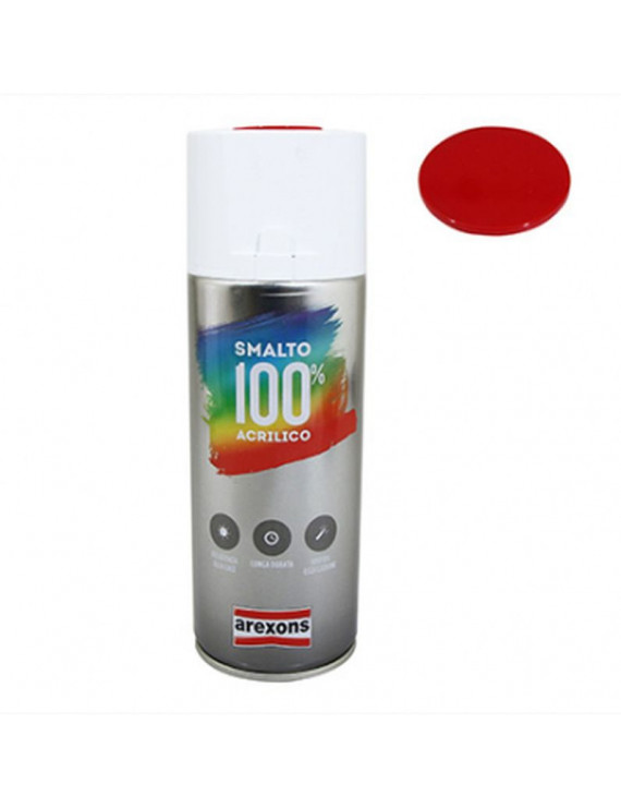 Bombe de peinture arexons acrylique 100 rouge rubis spray 400 ml ...