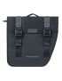 SACOCHE ARRIERE VELO DOUBLE BASIL TOUR 28L NOIR (34x14x34cm) FIXATION PORTE BAGAGE COMPATIBLE SYSTEME MIK