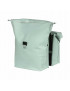 SACOCHE ARRIERE VELO DOUBLE BASIL SOHO 41L VERT PASTEL FIXATION VELCROS SUR PORTE BAGAGE (31x12x37cm) AVEC ECLAIRAGE LED