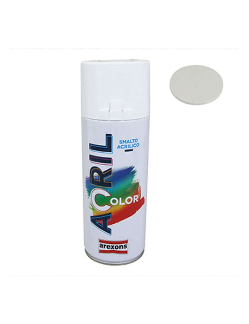 BOMBE DE PEINTURE AREXONS ACRYLIQUE GRIS CLAIR CADRE-RESERVOIR RAL 7035 (AEROSOL 400 ml) (3957)