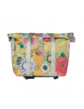SAC A MAIN VELO BASIL BLOOM FIELD 8-11L JAUNE HONEY WATERPROOF FIXATION SYSTEME MIK INCLUS OU KLICKFIX NON INCLUS OU CROCHET HO