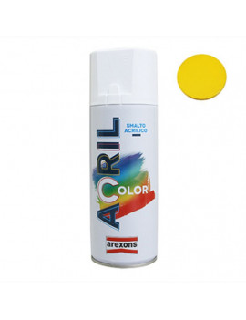 BOMBE DE PEINTURE AREXONS ACRYLIQUE JAUNE TRAFIC RAL 1023 (SUZUKI) (AEROSOL 400 ml) (3977)