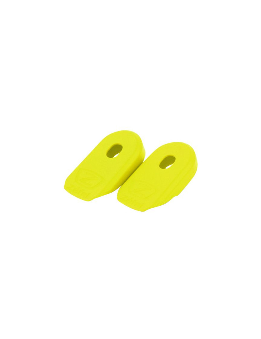 PROTECTION MANIVELLE ZEFAL CRANK ARMOR JAUNE FLUO (PAIRE) - NOUVEAU MODELE - 47x38x16mm