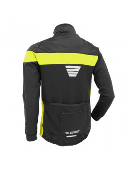 VESTE GIST INSIDE HIVER NOIR-JAUNE   S   -5408