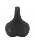 SELLE ROYAL AVENUE GEL AVEC CANAL ANATOMIQUE ET ELASTOMERE TREKKING NOIR 258x183 mm 664 g