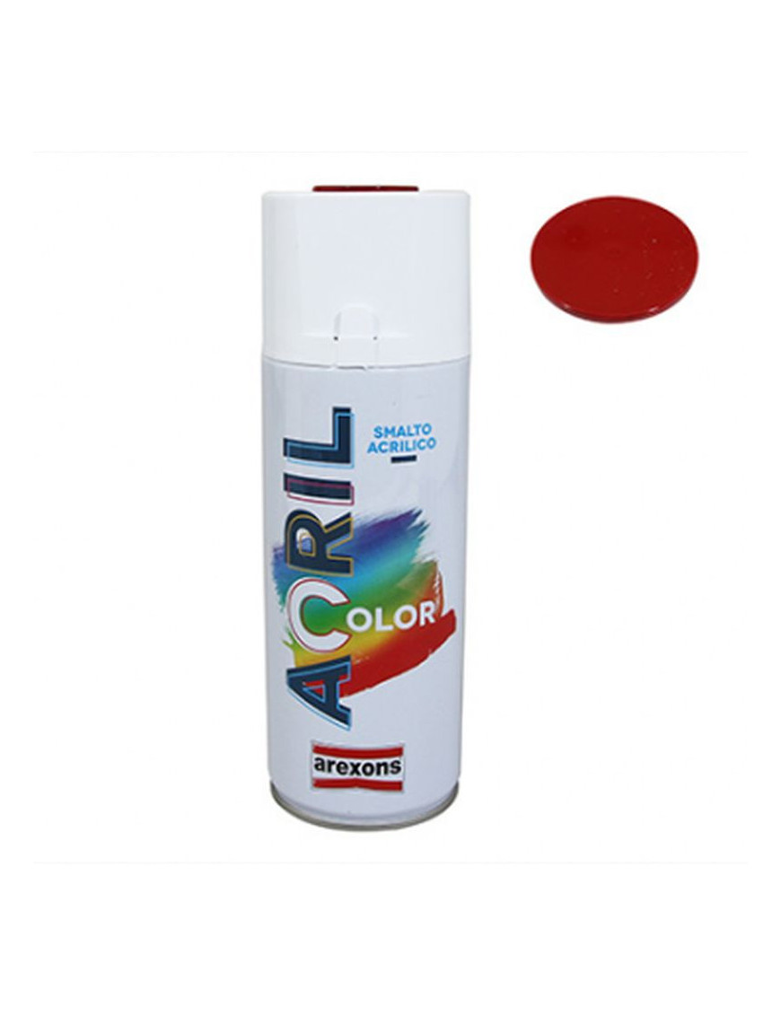 Bombe de peinture arexons acrylique rouge rubis ral 3003 (spray 4...