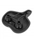 SELLE ROYAL AVENUE GEL AVEC CANAL ANATOMIQUE ET ELASTOMERE TREKKING NOIR 258x183 mm 664 g