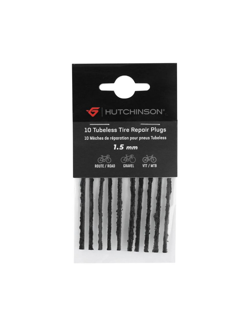MECHE-TRESSE PNEU TUBELESS HUTCHINSON 1.5mm (x10)