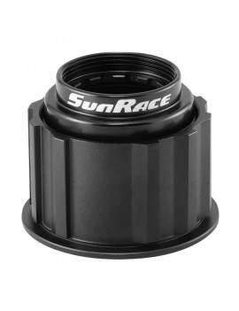CASSETTE 11V. SUNRACE MX9 10-46 VTT CORPS XD (EMPREINTE SRAM) (LIVRE EN BOITE) METALLIC ARGENT  - LIVRE AVEC ADAPTATEUR -