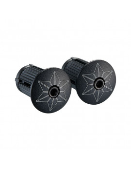 RUBAN DE GUIDON SUPACAZ GALAXY NOIR IMPRESSION BLANC