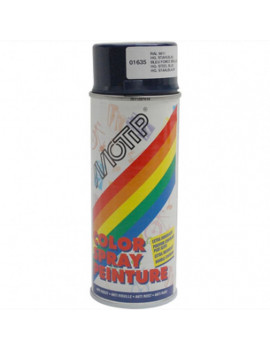 BOMBE DE PEINTURE MOTIP DECO GLYCERO BRILLANT BLEU ACIER AEROSOL 400ml (01635)