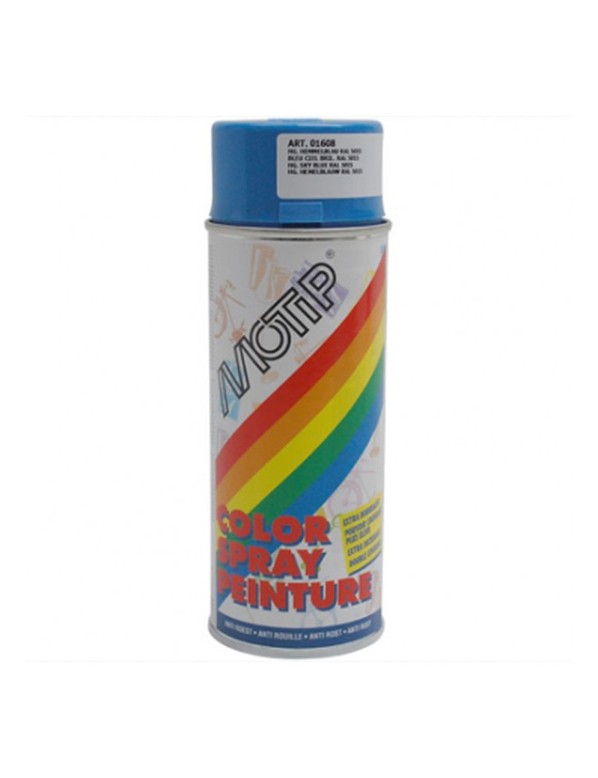 Bombe de peinture motip glycero brillant bleu ciel spray 400ml (0...