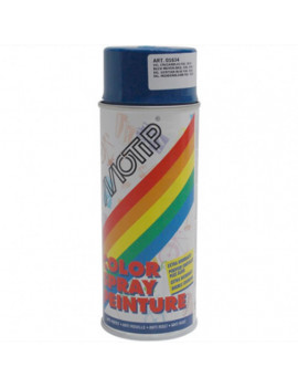 Bombe de peinture motip glycero brillant bleu gentiane spray 400m...
