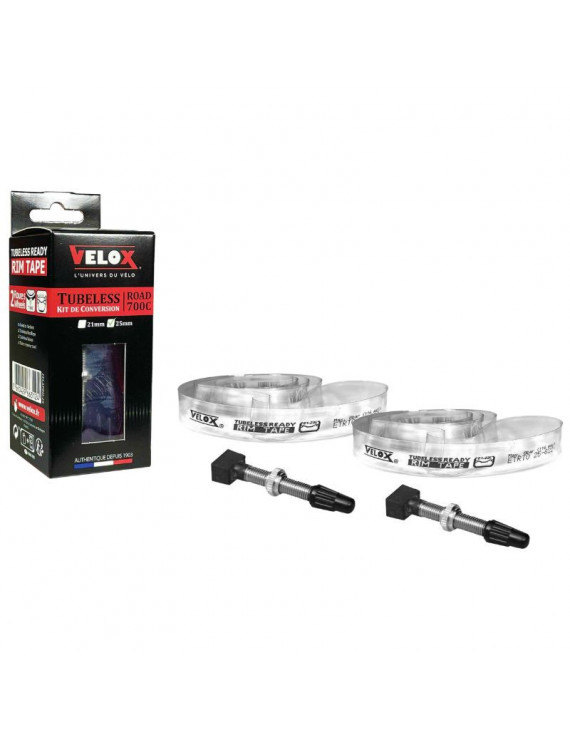 KIT DE CONVERSION VELOX TUBELESS ROUTE-GRAVEL 700 x 25 mm (VENDU PAR 2 EN BOITE)