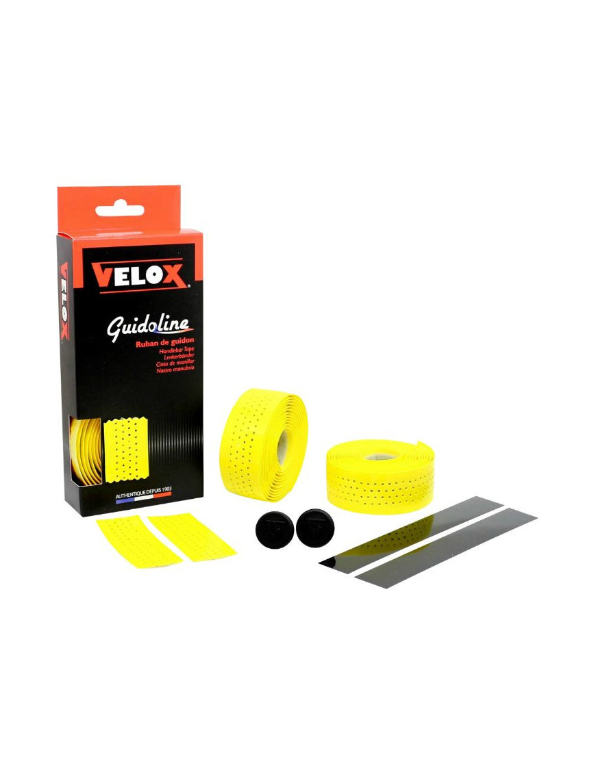 RUBAN DE GUIDON VELOX GLOSS PERFORE JAUNE BRILLANT