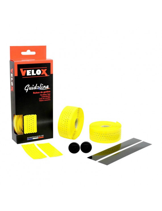 RUBAN DE GUIDON VELOX GLOSS PERFORE JAUNE BRILLANT