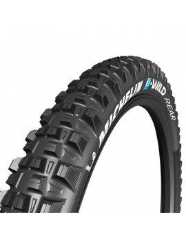 PNEU VTT GRAVITY - VAE 27.5 X 2.80 MICHELIN E-WILD REAR TUBELESS ET TUBETYPE TS (71-584) (650B)