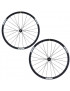 ROUES ROUTE 700 MAVIC KSYRIUM S30 DISC CENTERLOCK NOIR 11V. COMPATIBLE 10V. SHIMANO (AVANT + ARRIERE) - AXE TRAVERSANT 12x100 e