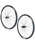 ROUES ROUTE 700 MAVIC KSYRIUM S30 DISC CENTERLOCK NOIR 11V. COMPATIBLE 10V. SHIMANO (AVANT + ARRIERE) - AXE TRAVERSANT 12x100 e