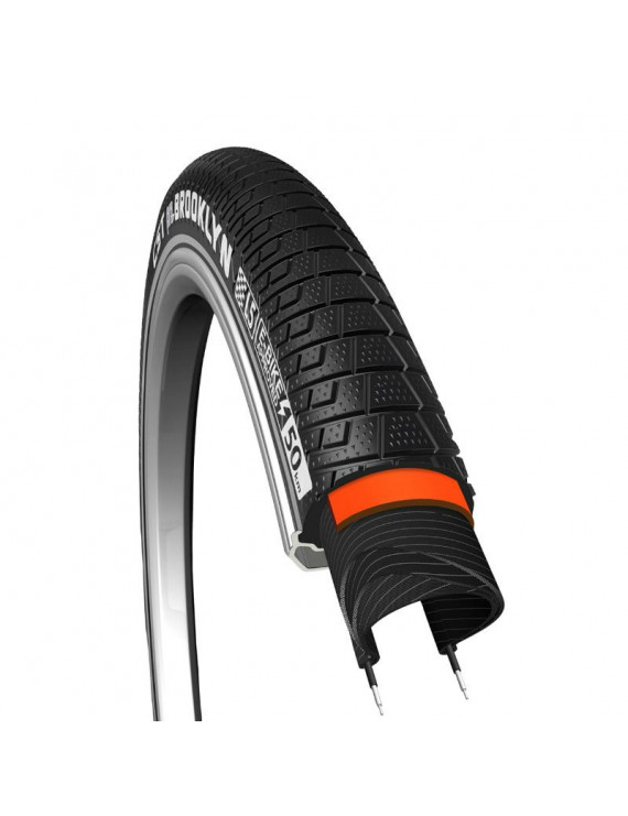 PNEU CARGO - VTT URBAIN 27.5 X 2.00 CST BROOKLYN NOIR TR (50-584) RENFORT FLANC REFLEX COMPATIBLE VAE (SUPPORTE 175kgs) PROTECT