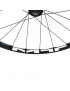 "ROUE VTT 29"" SHIMANO MT500 BOOST DISC CENTERLOCK AVANT NOIR PNEU AXE TRAVERSANT 15-110 - LARGEUR JANTE EXTERIEUR 29.6mm"