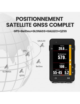 GPS - COMPTEUR IGPSPORT IGS630 COULEUR AVEC VITESSE, ALTIMETRE, TEMPERATURE COMPATIBLE STRAVA ET GROUPE SHIMANO DI2, SRAM E-TAP