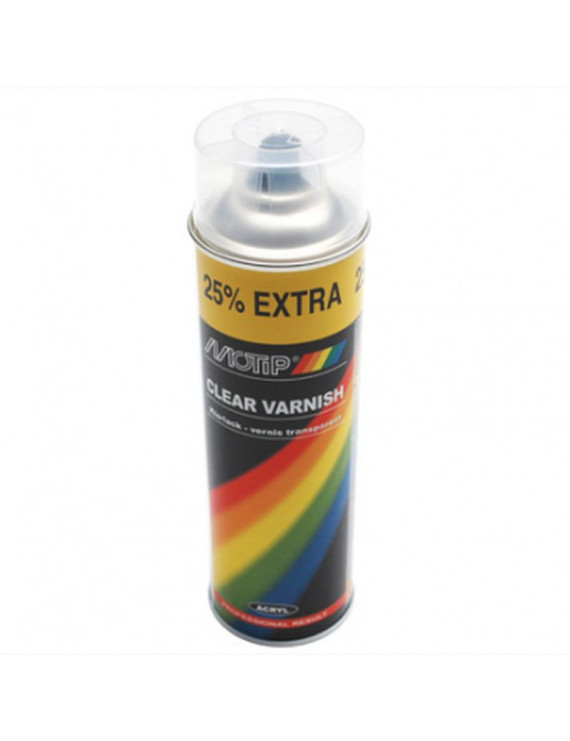 Bombe de peinture motip pro acrylique brillant vernis spray 500ml...