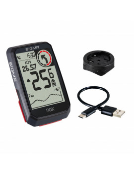 COMPTEUR SIGMA ROX4.0 GPS NOIR ALTIMETRE