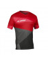 MAILLOT GIST HOMME MANCHES COURTES G-OUT GRAVEL - VTT ROUGE-NOIR L  -5362-