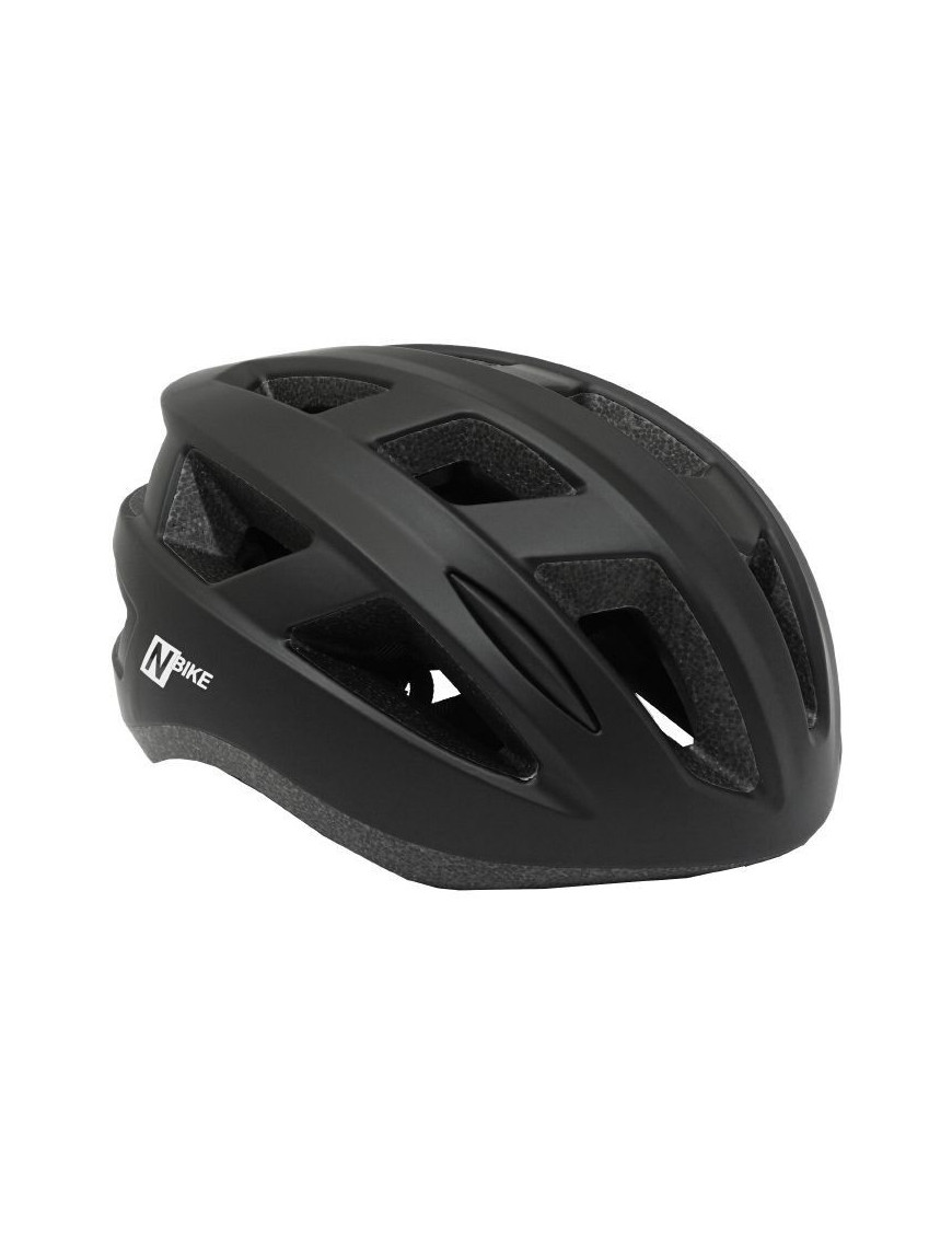 CASQUE VELO ADULTE P2R NOIR IN-MOLD TAILLE 54-59 AVEC MOLETTE REGLAGE (VENDU SUR CARTE)