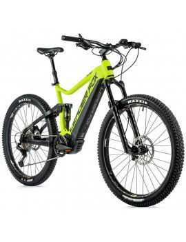 VELO ELECTRIQUE-VAE VTT 29 LEADER FOX AYRA 2022 TOUT SUSPENDU HOMME JAUNE 11V MOTEUR CENTRAL PANASONIC GX ULTIMATE 36V 90Nm BAT