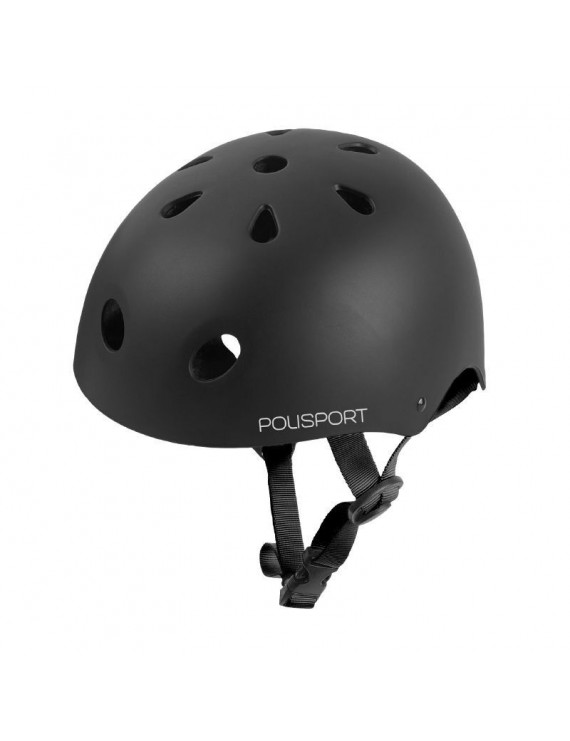 CASQUE VELO CITY ADULTE POLISPORT URBAN PRO NOIR TAILLE 55-58 SYSTEM QUICK LOCK