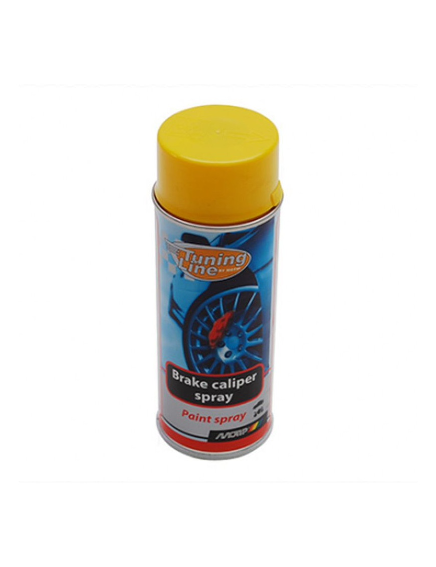 Bombe de peinture motip pro étrier frein jaune spray 400ml (04097...
