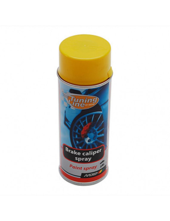 Bombe de peinture motip pro étrier frein jaune spray 400ml (04097...