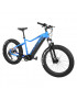 VELO ELECTRIQUE-VAE VTT FATBIKE 26 LEADER FOX BRASA 2022 BLEU 10V MOTEUR CENTRAL PANASONIC GX ULTIME 36V 90Nm BATTERIE 20Ah (18