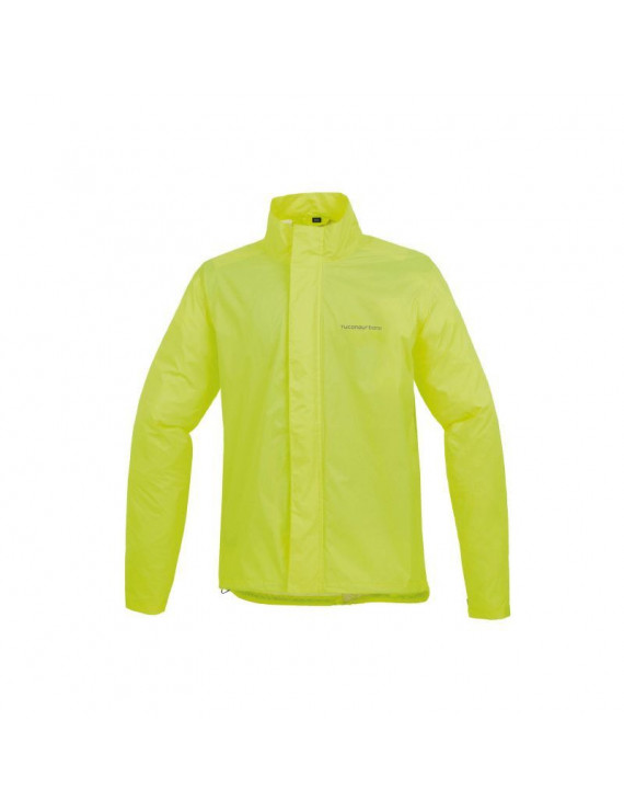 VESTE DE PLUIE  ADULTE TUCANO NANO RAIN ZETA JAUNE FLUO  TAILLE  XXXL (3XL)  AVEC SOUFFLET POUR SAC A DOS + SYSTEME AERATION + 