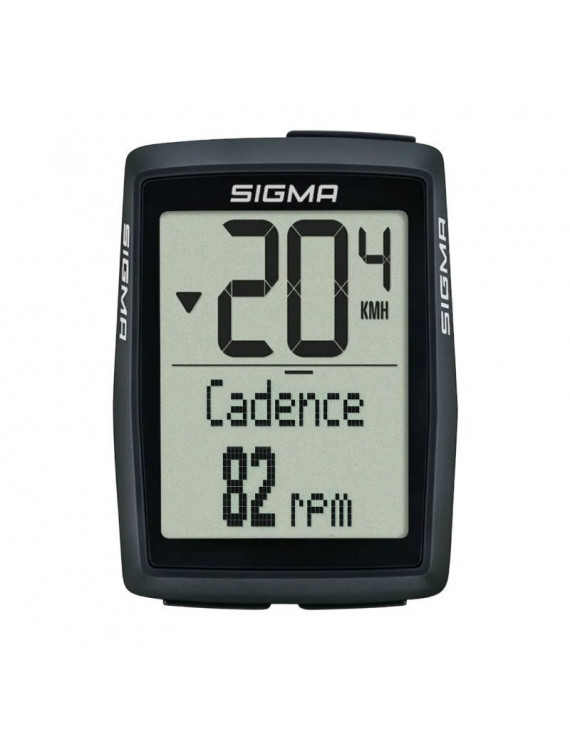 COMPTEUR SIGMA BC 14.0 WL SANS FIL NOIR AVEC CADENCE PEDALAGE ( 14 FONCTIONS)