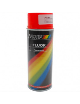 Bombe de peinture motip pro fluo rouge-orange spray 400ml (04020)...