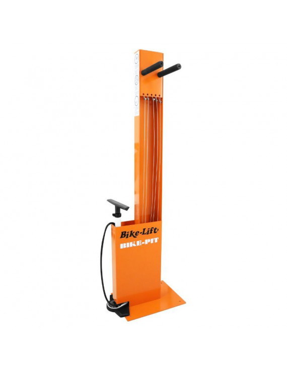 STATION BIKE PIT SOS REPAIR A FIXER AU SOL EN EXTERIEUR DEVANT MAGASIN OU LOCAL PUBLIC