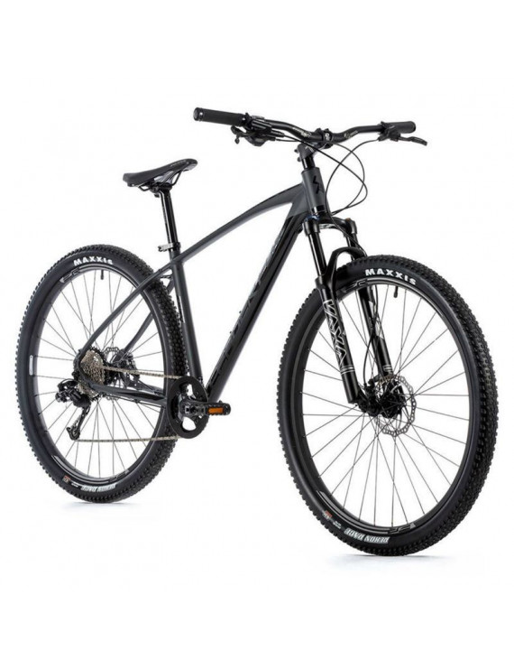 VELO MUSCULAIRE VTT 29 LEADER FOX ZERO 2023 GRIS-NOIR MAT 9V CADRE 16 POUCES (TAILLE ADULTE 160 à 168 cm)