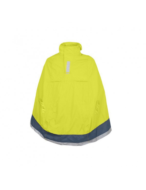 PONCHO ANTI PLUIE ADULTE TUCANO GARIBALDINA JAUNE FLUO  TAILLE L-XXL  AVEC CAPUCHE ET HOUSSE TRANSPORT